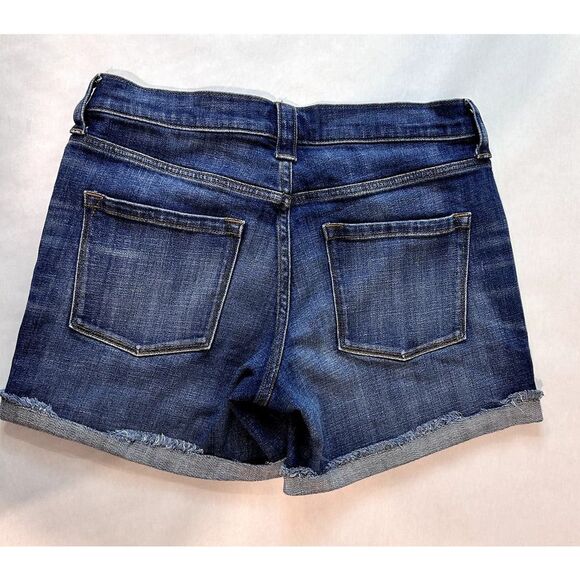 J. Crew Jean Shorts Cut-Offs Stretch Denim Shorts Blue - Size 27 - Picture 2 of 7